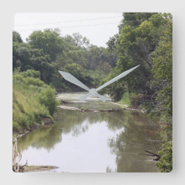 Riverview Clock Fyrkantig Klocka