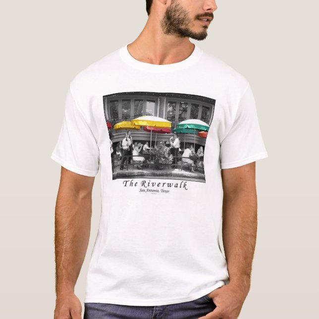 Riverwalken i San Antonio, Texas Tee (Framsida)