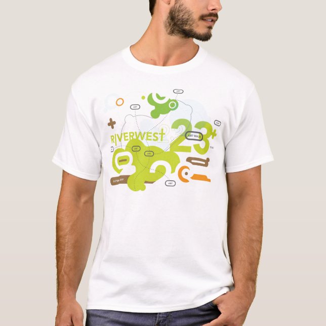 Riverwest konst går T-tröja Tee Shirt (Framsida)