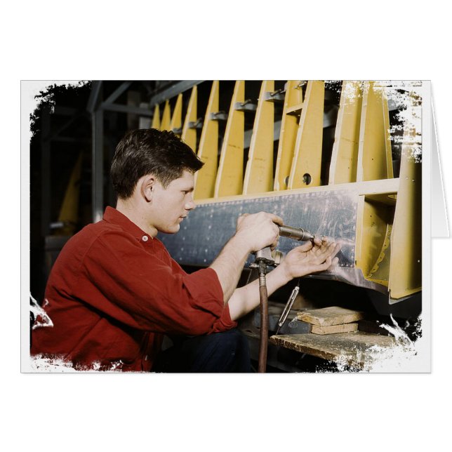 Riveter Hälsningskort (Framsidan Horizontal)
