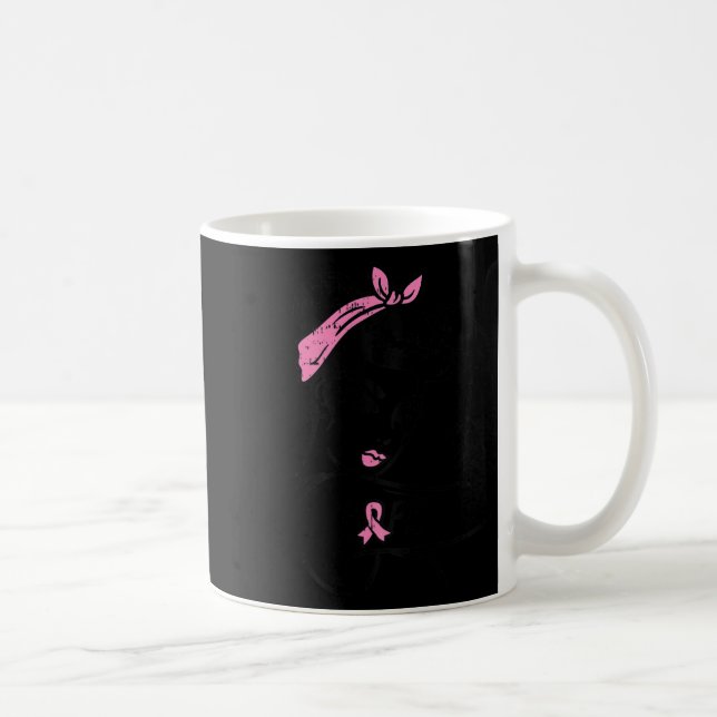 Riveter Hope Fighting Breast Cancer Awareness Wome Kaffemugg (Höger)