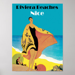 Riviera Beacher ~ Nice Poster