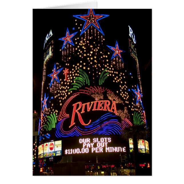 Riviera Las Vegas kort (Framsidan)