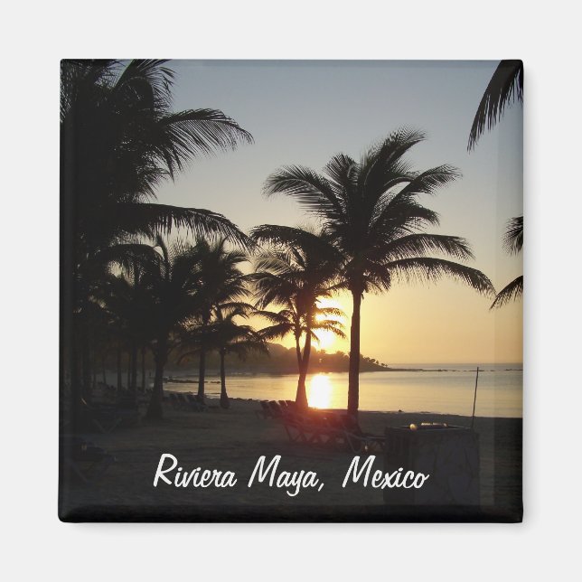 Riviera Maya Cancun Mexico VästindiSea Magnet (Framsidan)