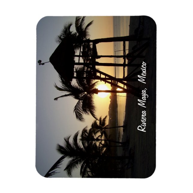 Riviera Maya Cancun Mexico VästindiSea Magnet (Vertikal)