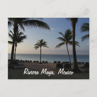 Riviera Maya Cancun Mexiko Strand Semester Vykort