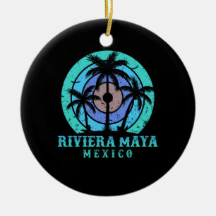 Riviera Maya Mexico Julgransprydnad Keramik