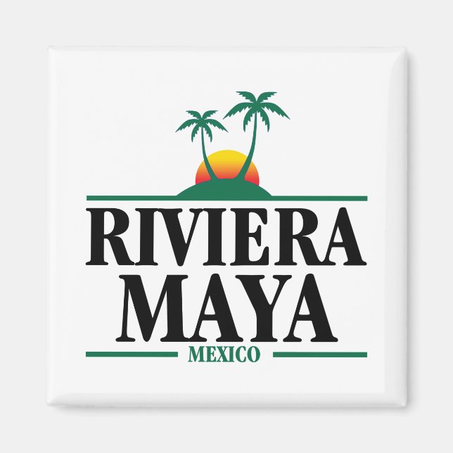 Riviera Maya Mexico Magnet (Framsidan)