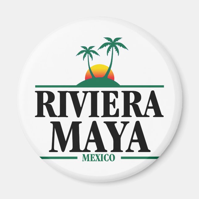 Riviera Maya Mexico Magnet (Framsidan)