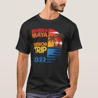 Riviera Maya Senior Resa 2022 Matchig Group Design T Shirt