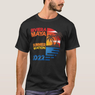 Riviera Maya Summer Vacation 2022 Matchig Group De T Shirt