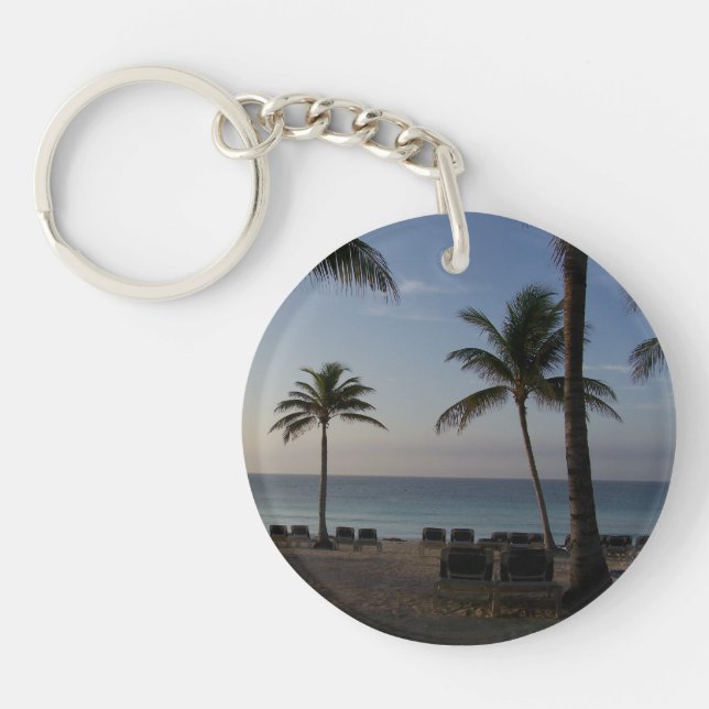 Riviera MayaCancun Mexico karibiskt hav Keychain (Framsidan)