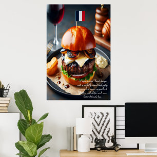 Riviera Rhapsody Burger 24x36 Poster
