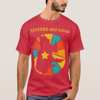 RiviereduLoup Quebec Canada Vintage Distress Sou T Shirt