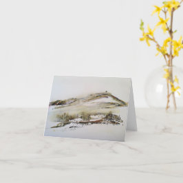 Rivington Pike Horwich Akvarell Julkort Kort