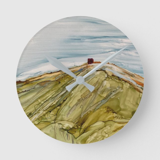 Rivington Pike Horwich Castle Rund Klocka (Framsida)