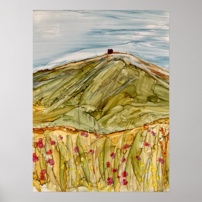 Rivington Pike Horwich imponsionist Poster (Framsidan)