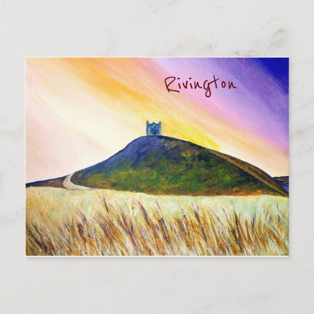 Rivington Pike Horwich  vykort (Framsida)