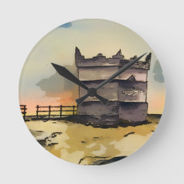 Rivington Pike Lookout Torn Rund Klocka