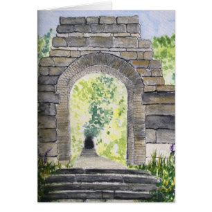 Rivington Terraced Gardens Archway Hälsningskort