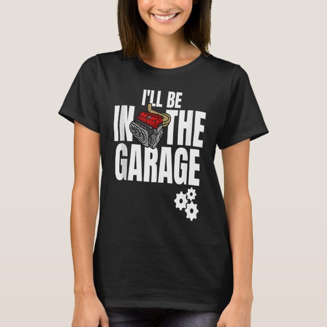 Rivning är Racing Stock Car Racing Motor Mekniker T Shirt (Framsida)