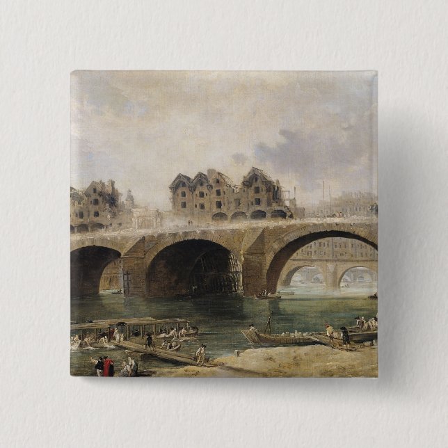 Rivning av husen knapp (Framsida)