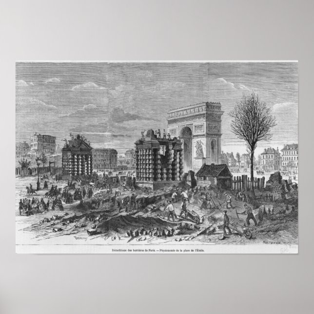 Rivning av Parisgränserna Poster (Framsidan)