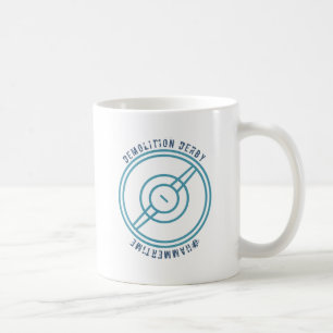 Rivning Derby - blåttstation Kaffemugg