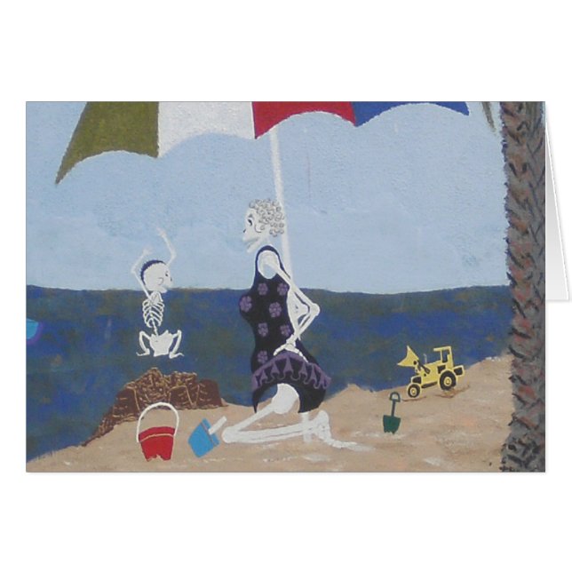 Rivning och slott hälsningskort (Framsidan Horizontal)