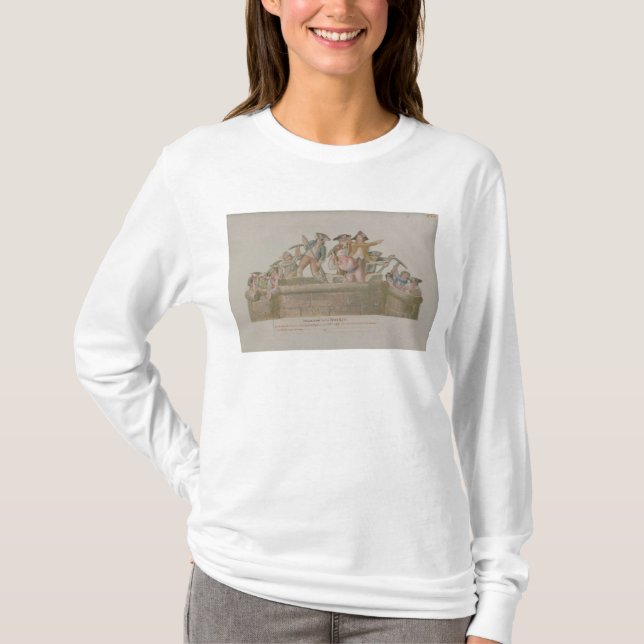 Rivningen av bastillen, Juli 1789 T-shirt (Framsida)