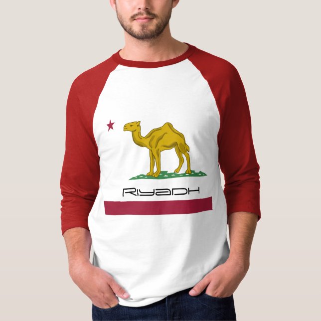 Riyadh inte Kalifornien republik Tee Shirt (Framsida)