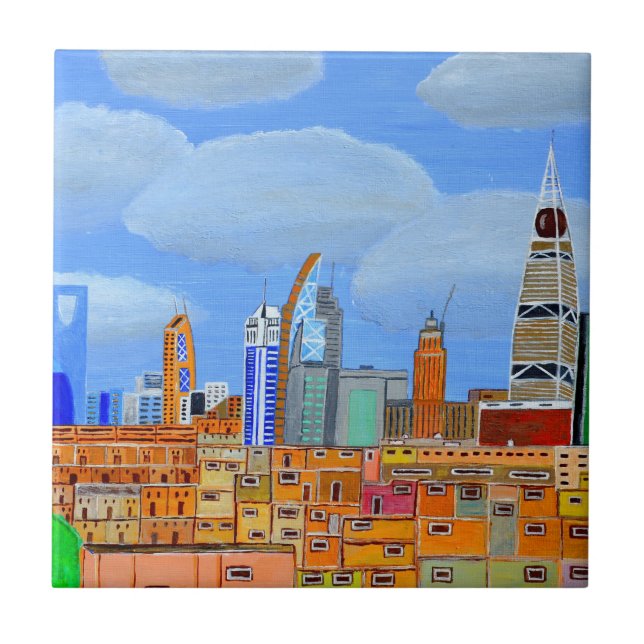 Riyadh, Saudiarabien Kakelplatta (Framsidan)