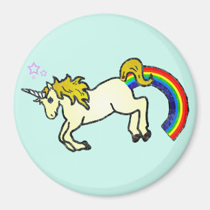 Riyah-Li planlägger den regnbågePooping unicorne Magnet