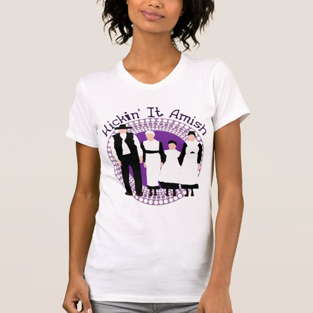 Riyah-Li planlägger Kickin det Amish Tee Shirt (Framsida)