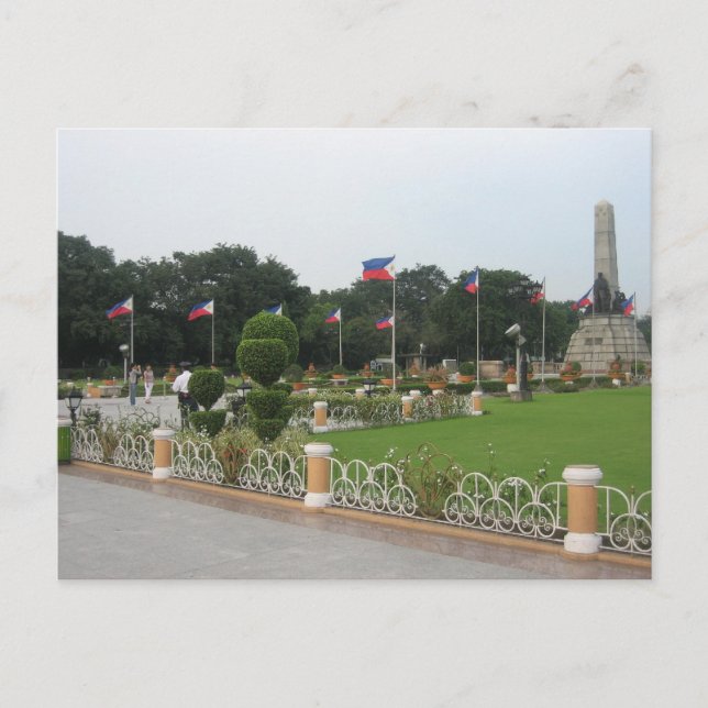 Rizal Park Vykort (Framsida)