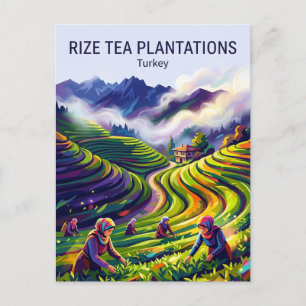 Rize Teplantager Turkiet Vykort