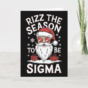 Rizz är säsongen att vara Sigma Gen Alpha Roligt M Kort