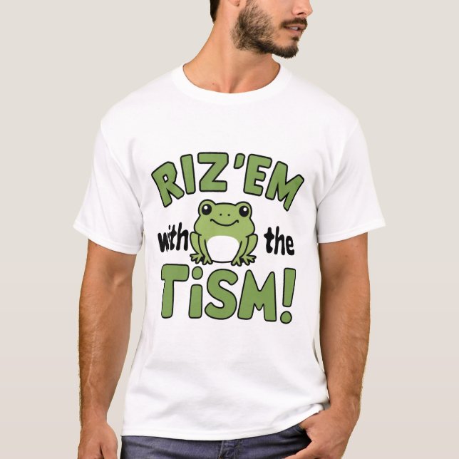 Rizz em med autismen t shirt (Framsida)