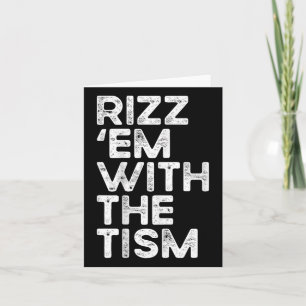 Rizz Em med den vackra autismmedvetenheten Kort