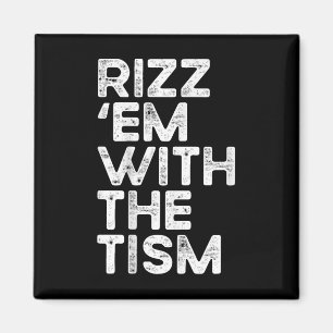 Rizz Em med den vackra autismmedvetenheten Magnet