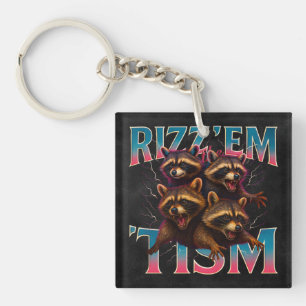 Rizz Em With The Tism Meme Autism Rolig Tvättbjörn