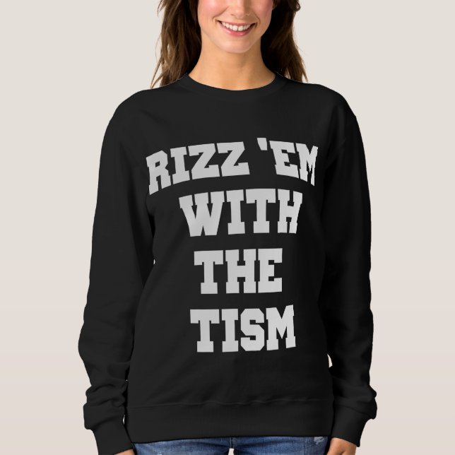 Rizz 'm med 'Tism funny Thanksgiving' T Shirt (Framsida)