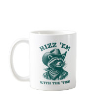 Rizz 'm med 'Tism Raccoon Cowboy Western