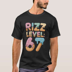 Rizz Nivå 67 Meme Tröja Glass Drip Meme Sex S