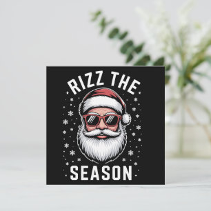 Rizz säsongen dum jul rolig tomte julkort