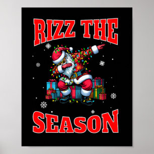 Rizz Season Funny Mitten School Gen Alpha Chri Poster