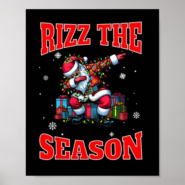 Rizz Season Funny Mitten School Gen Alpha Chri Poster (Framsidan)