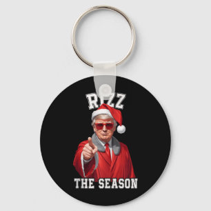 Rizz Season-nuny Trump jul Jultomten Nyckelring