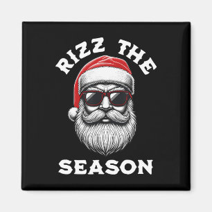 Rizz Season Santa Merry Rizzmas jul Rizz Magnet