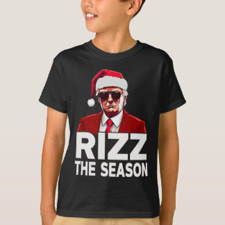 Rizz Season Trump jultomten Pajama Rizzm T Shirt